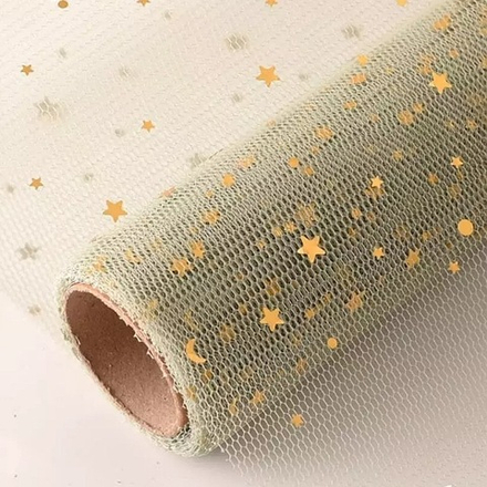 Сетка Звездное небо 50см*5ярд ЗЕЛЕНЫЙ