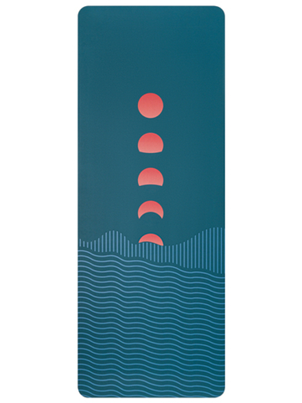 ULTRAцепкий 100% каучуковый коврик для йоги Ultra Eclipse Sea 185*68*0,5 см