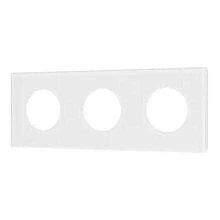 Рамка стеклянная FRM-GLARE-GC-3-WH (Arlight, -) 043838