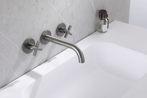 Смеситель ABBER Wasser Kreis AF81121NG для раковины скрытого монтажа, никель