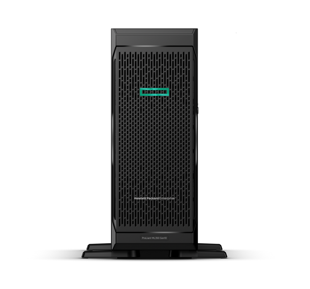 Башенный сервер - HP Enterprise ProLiant ML350  Gen10, 4U Башня, 8x 2.5“, 1x Xeon[5218R] 20 Cores, 32Gb, P25008-001