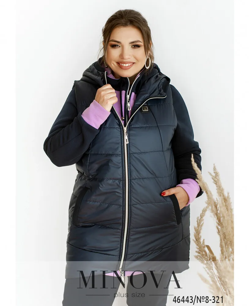 Костюм 8-321-лаванда-синий Minova