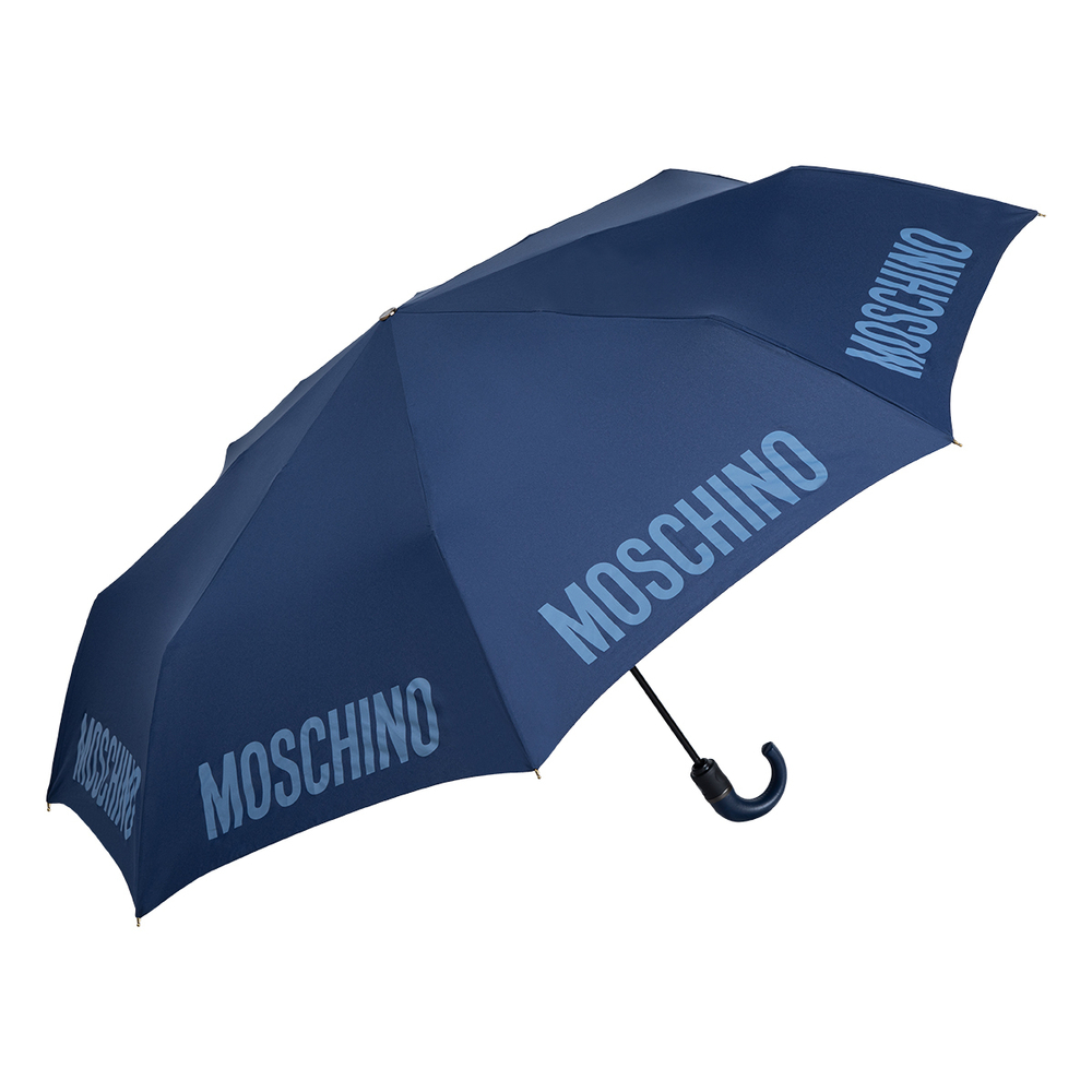 Зонт складной Moschino 8064-ToplessF Logo Blue Moschino