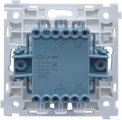 Donel R98 механизм выключателя В1 с 3-х мест (перекрёстного) 4 контакта, 10 A 250 В~, серия DA