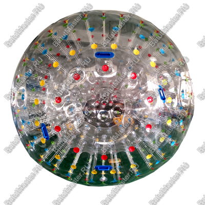 Гидро/аква зорб ТПУ с цветными держателями, диаметр 3 м