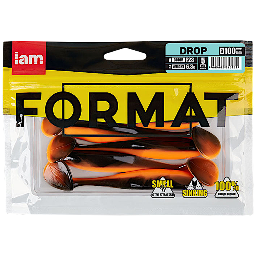 Мягкая приманка IAM Format Drop 100мм 6.3г 5шт