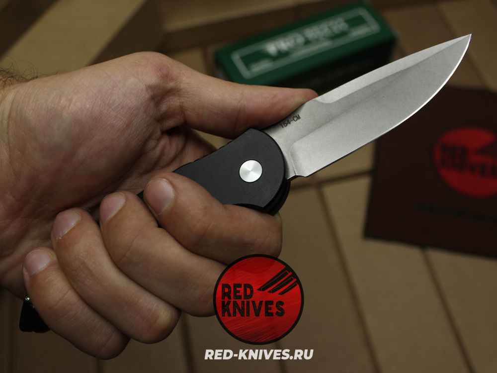 Нож Pro-Tech TR-4.3 - черная рукоять RK/Н113