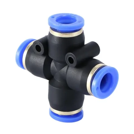 Серия SPXL Фитинги цанговые Х-образные/ самозажимные SNS pneumatic