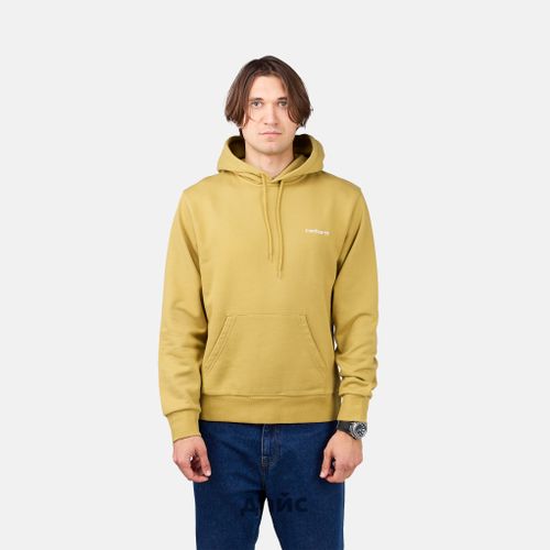 Толстовка мужская Carhartt WIP Script Embroidery Hooded артикул:I033658_agate - купить в магазине Дайс