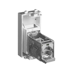 Компьютерная розетка RJ-45 модульная, кат.5е экранированная,"Avanti","Закаленная сталь", 1 модуль