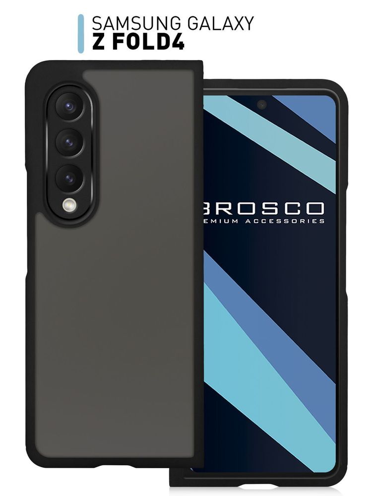 Пластиковый чехол ROSCO для Samsung Galaxy Z Fold4 (арт.SS-ZFOLD4-PC-TRANSPARENT)