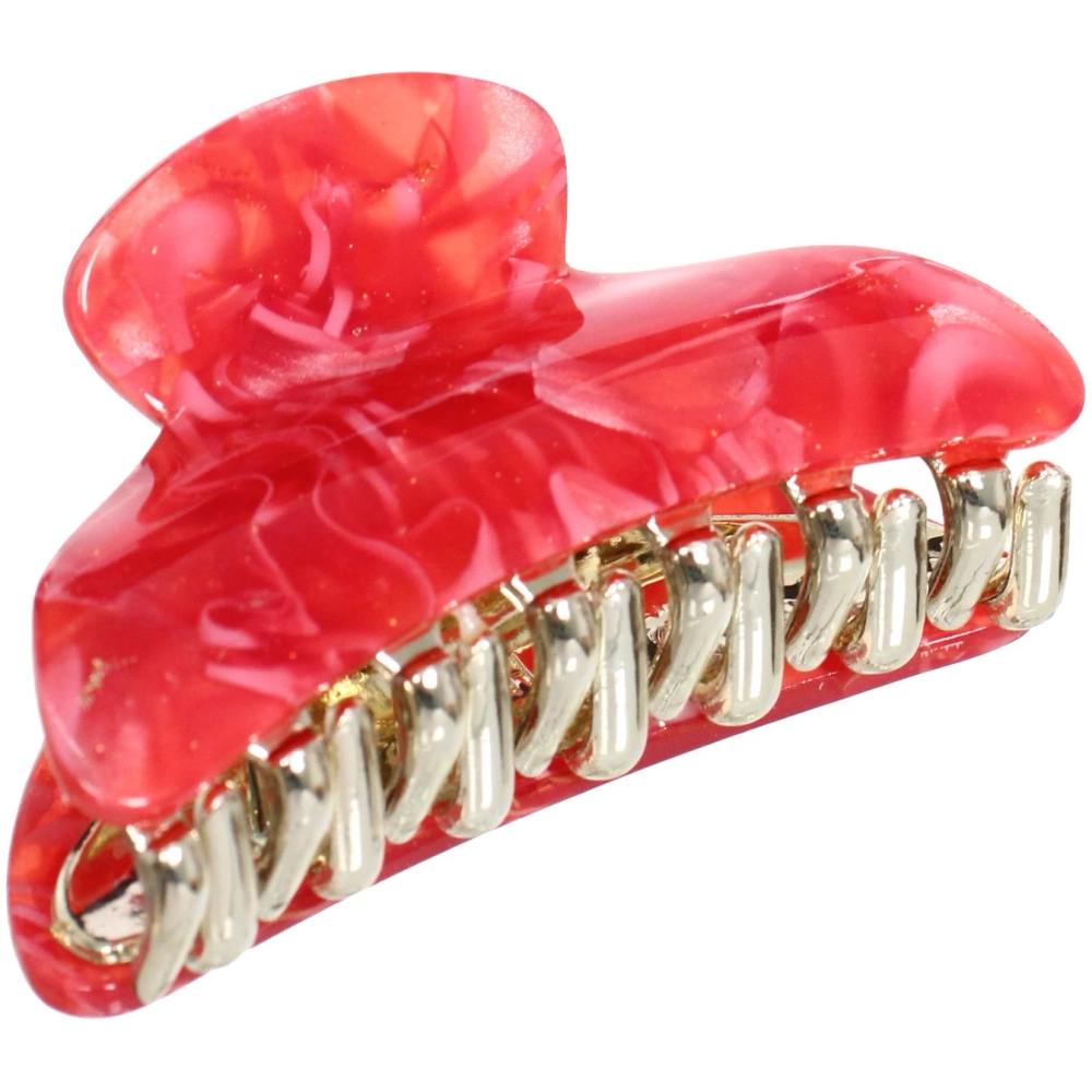 Заколка-краб для волос « ЭЙФОРИЯ», лана, микс 6 цветов, 7см (блистер Кокетка)