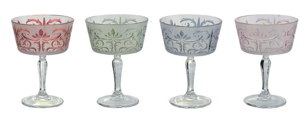 Набор креманок 4шт 14см Cre Art Tattoo