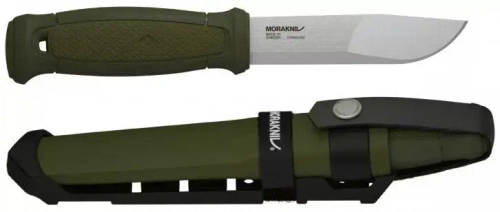 Нож Morakniv Kansbol, с мультикреплением, зелёный