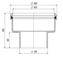 Переходник 160-110 ТП-82.160/110