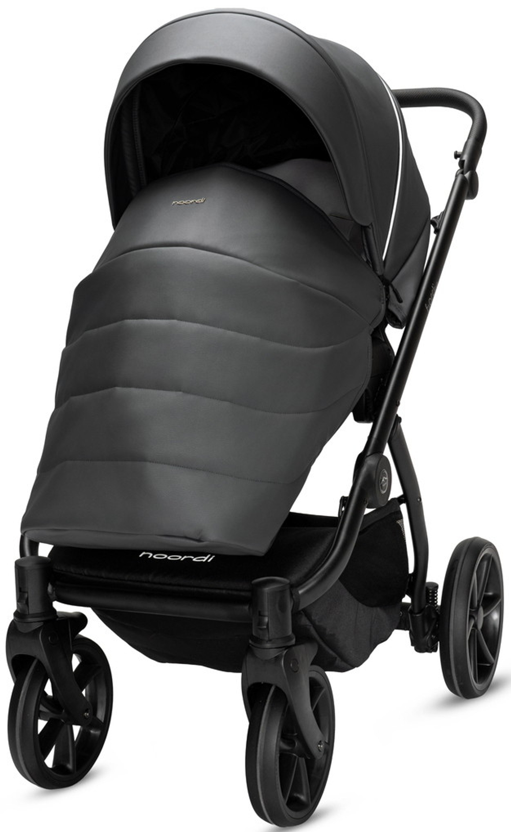 Детская коляска Noordi Fjordi Leather V2 2 в 1 1462819 Shadow Grey