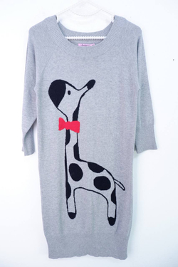 Платье Incity с забавным принтом, визуально на 42 размер