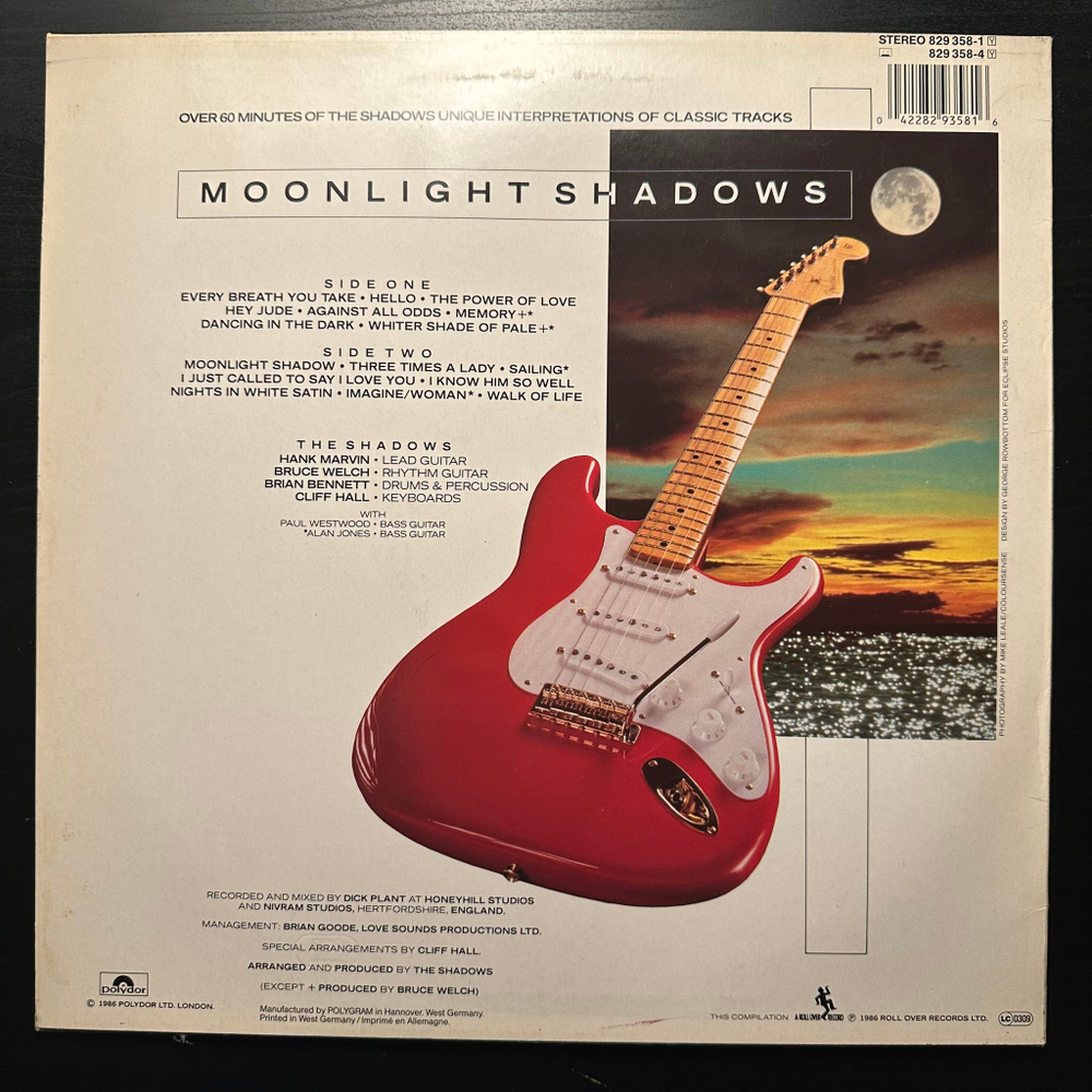 The Shadows - Moonlight Shadows (Германия 1986г.)