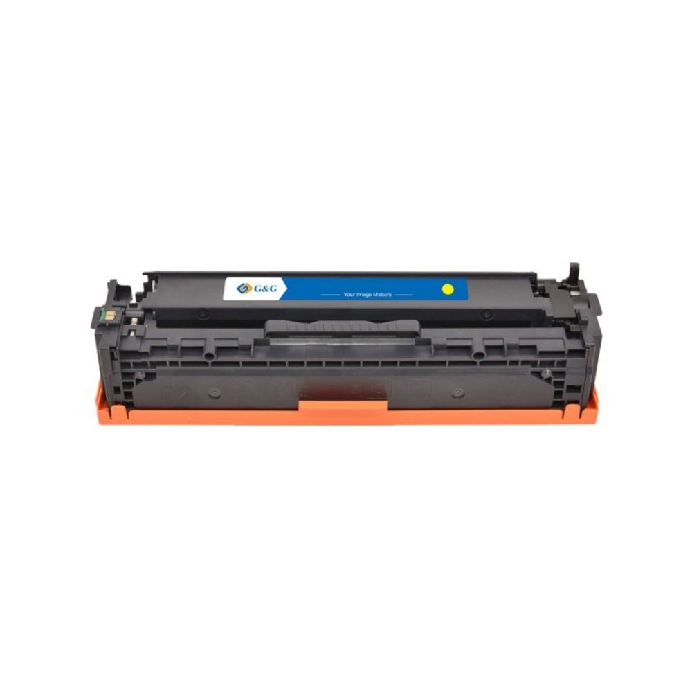 Картридж G&amp;G, аналог HP CE322A для LaserJet Pro CP1525n/CP1525nw/CM1415fn/CM1415fnw желтый (1.3K)