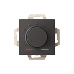 Термостат теплого пола электронный AtlasDesign 10А с датчиком механизм базальт SE ATN001435