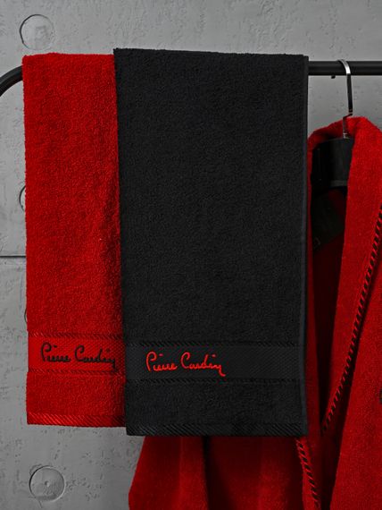 Набор махровый халат мужской и женский с полотенцами PIERRE CARDIN