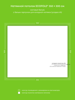 Натяжные потолки 28.5 м2, 10.5 м2, 13.2 м2