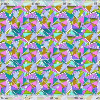 Разноцветная геометрия мозаика  by  Fuzzyfox 833 DPI