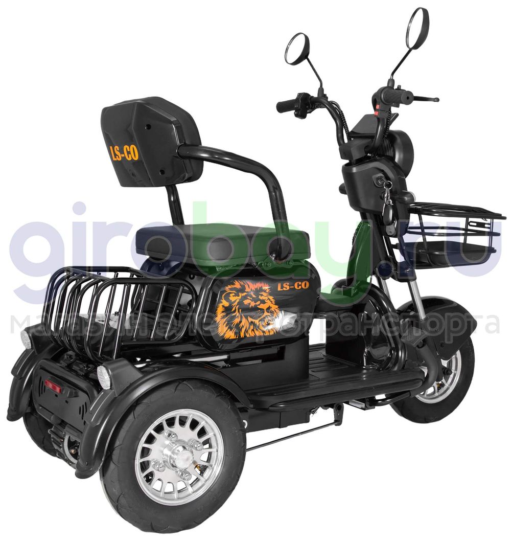 Электроскутер LS-CO KTX 1000W (60V/20Ah) - Черный фото №10