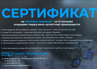 Сертификат на 12 месяцев
