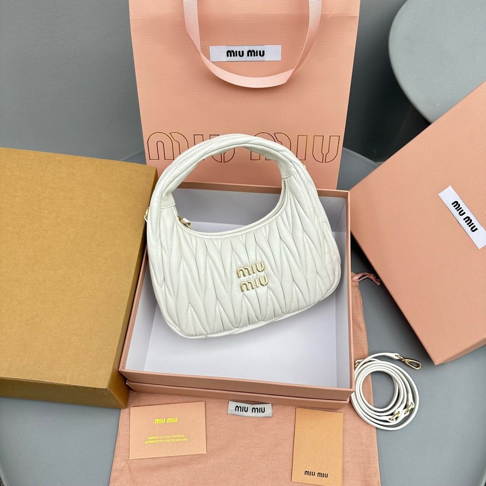 Miu Miu Wander Hobo Bag 20 cm