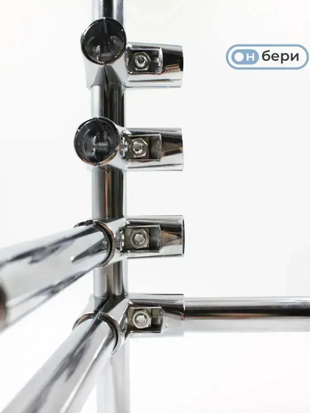 Соединитель угловой трех труб к системе Joker, UNO 04, КОМПЛЕКТ 4ШТ