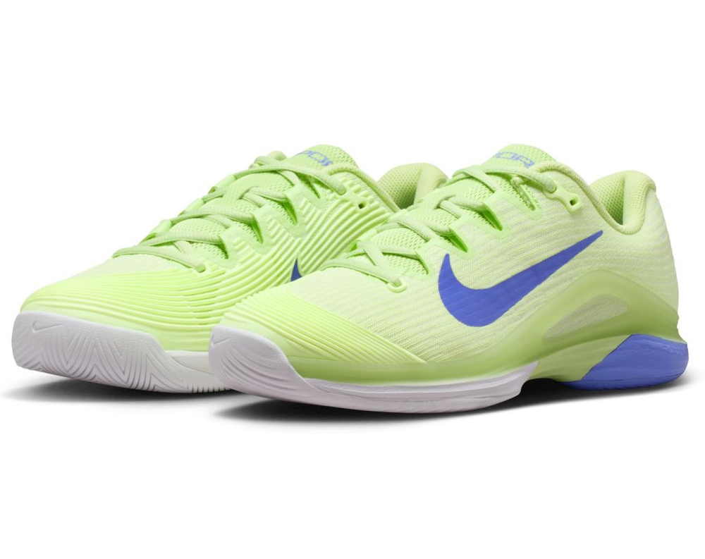 Женские Кроссовки теннисные Nike Zoom Vapor 12 - light liquid lime/biel/volt tint/sapphire