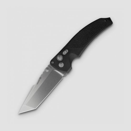 Складной нож HOGUE «EX-03 Stone-Tumbled Tanto Blade» HG/34340TF c клинком из стали 154CM, рукоять PPS (Инженерный пластик)
