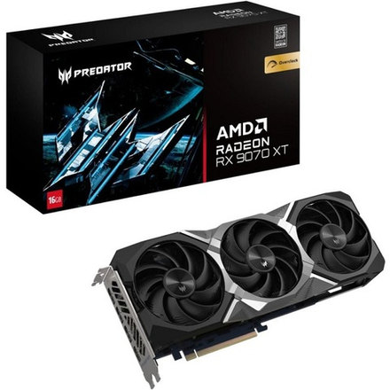 Видеокарта Acer Radeon RX 9070 XT PREDATOR BIFROST OC 16GB (DP.Z4FWW.P01)