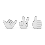 Держатели для фотографий Handsup хром, Umbra