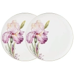 Набор тарелок закусочных 2шт, 20,5см «IRISES»