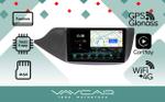 Магнитола для KIA Ceed 2 (JD) 2012-2018 (рамка матовая) - Vaycar VA27-0217-2K на Android 13, Быстрая, 2K QLED, CarPlay,4G SIM-слот