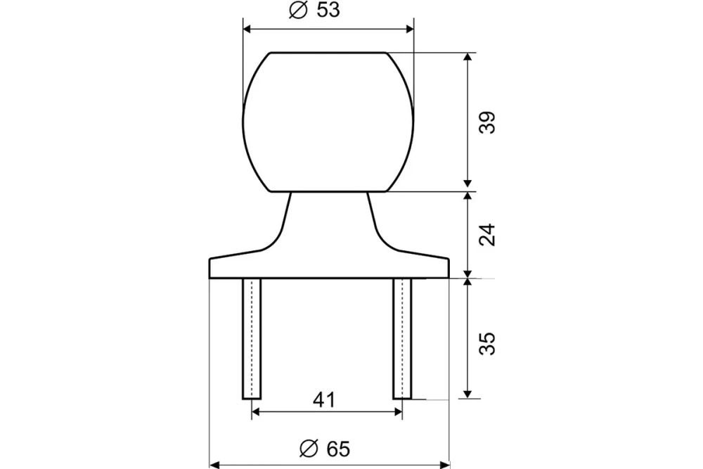 Ручка-защелка фиксатор ARSENAL 607 SN BK никель