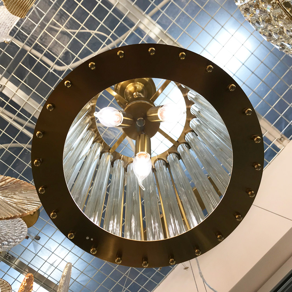 Подвесной светильник Cloyd RODERIC P3 / Ø29 см - латунь брашир. (арт.10640)