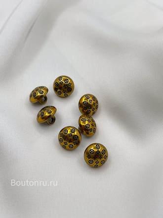 Пуговицы ЛВ. состаренное золото (бронза)