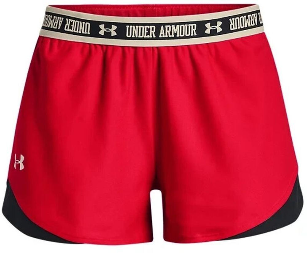 Женские Шорты теннисные Under Armour Women's UA Play Up 3.0 Shorts - red/stone
