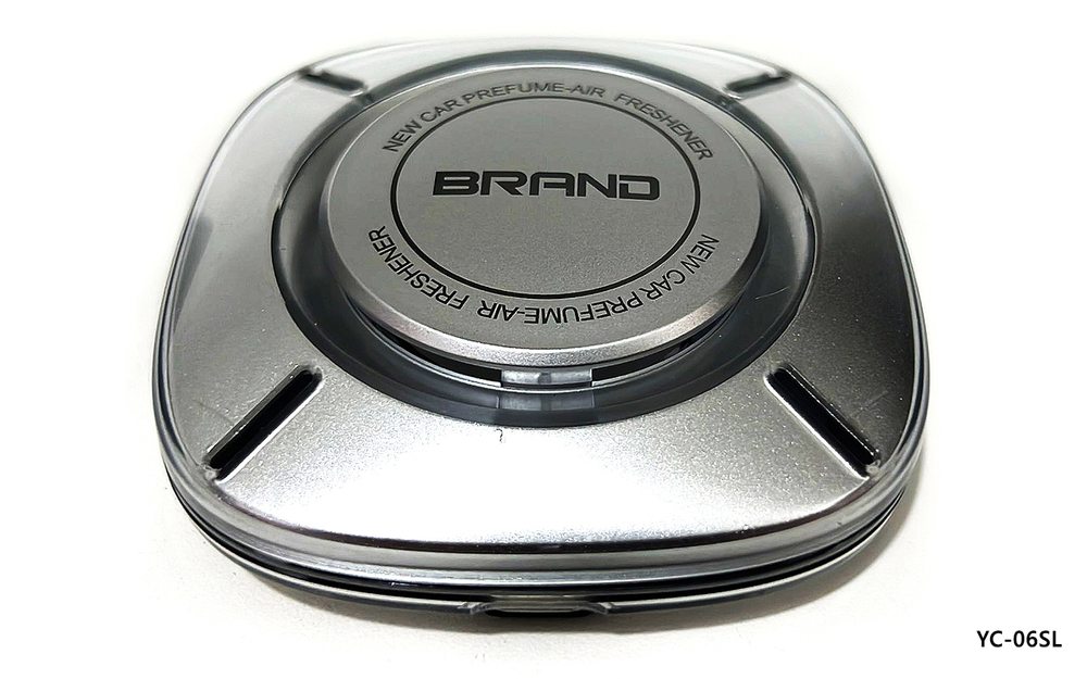 Ароматизатор-игрушка -на торпеду- BRAVO (tupe-c RGB) - YC-06SL серебристый