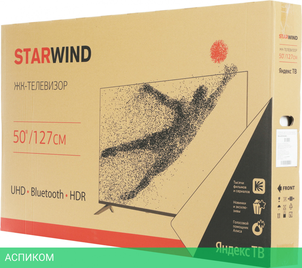 Телевизор StarWind SW-LED50UG403 черный