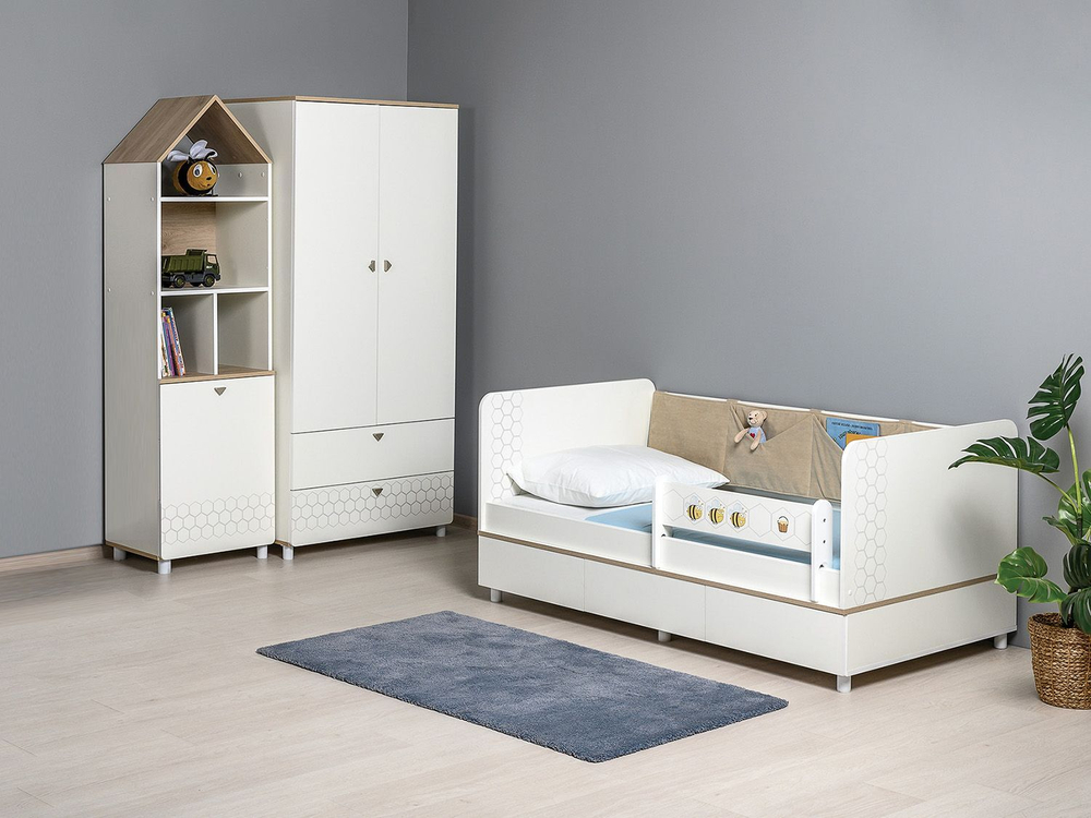 Детская Эйп 3 Белый/Дуб белый