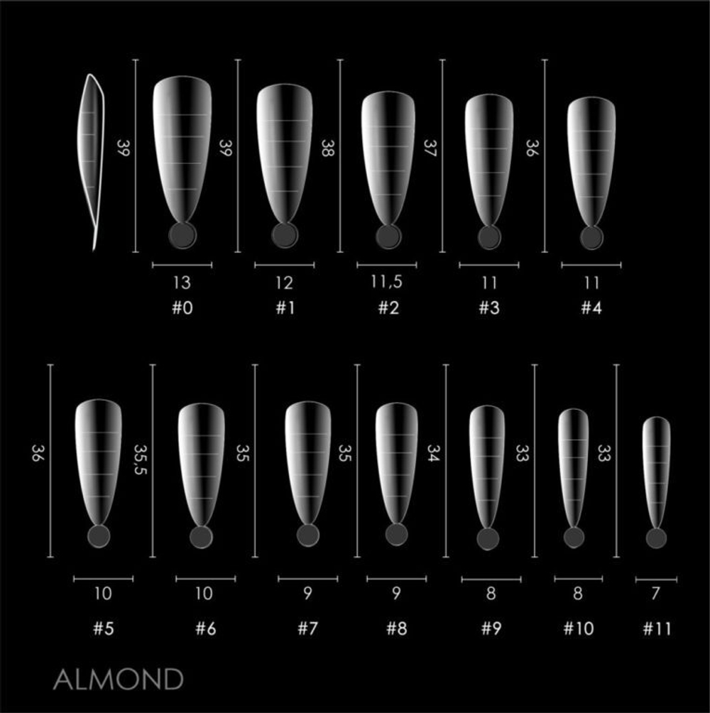Delaro Верхние формы DELARO Almond D10