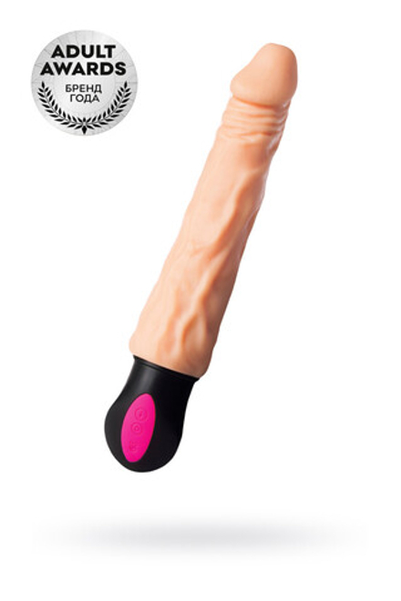 Реалистичный вибратор с подогревом A-Toys by TOYFA Cocksman, TPE, телесный, 26,5 см