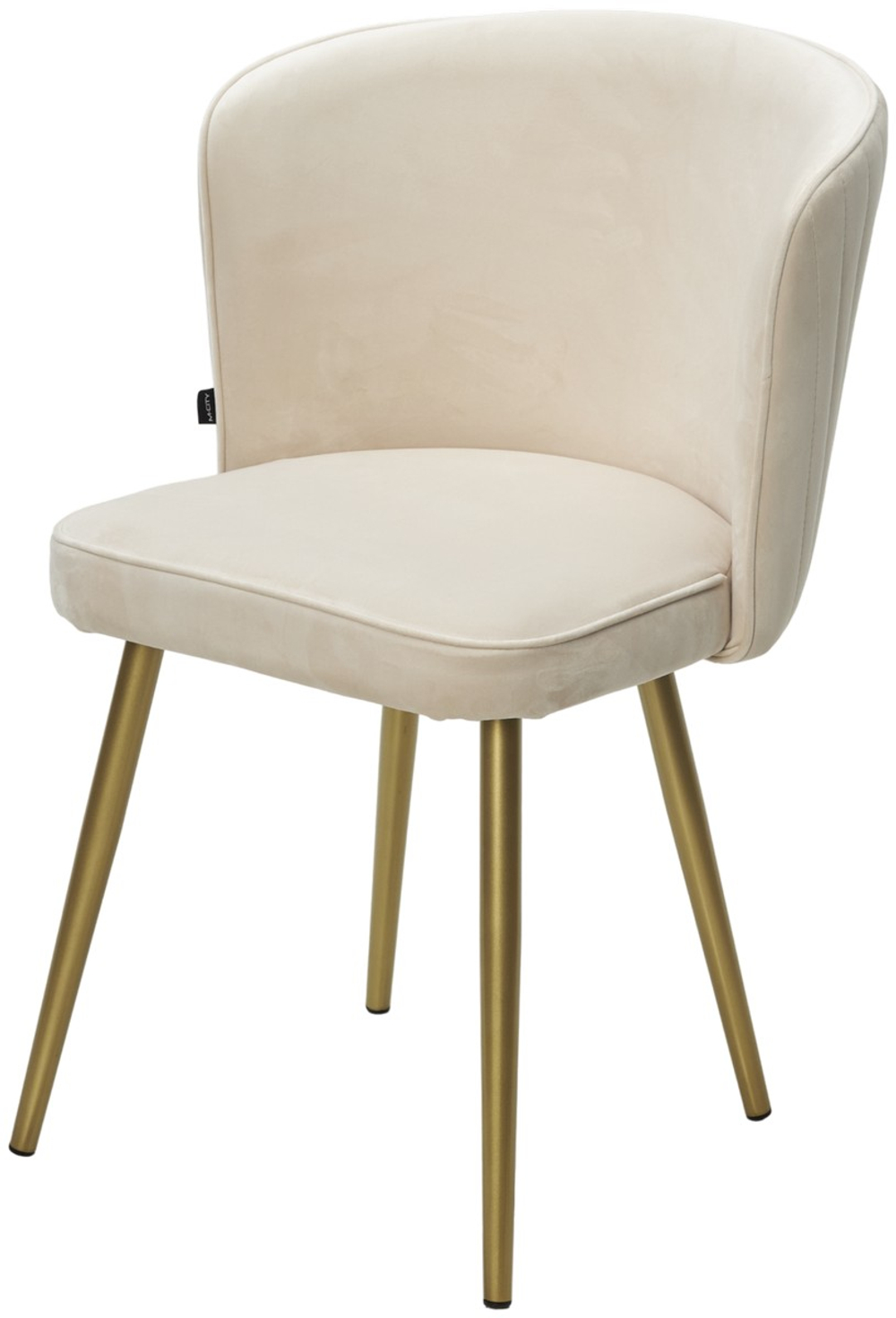 Стул М-City DISAUR Моне Zizi 002 Молочный, Велюр, Золотой каркас