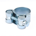 ХОМУТ ШАРНИРНЫЙ СТРОЙБАТ БЕЛЫЙ ЦИНК 23-25ММ 2ШТ