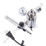 Регулятор расхода газа У-30/АР-40-1P-36В (универсальный, 1 манометр, подогреватель, латунь)