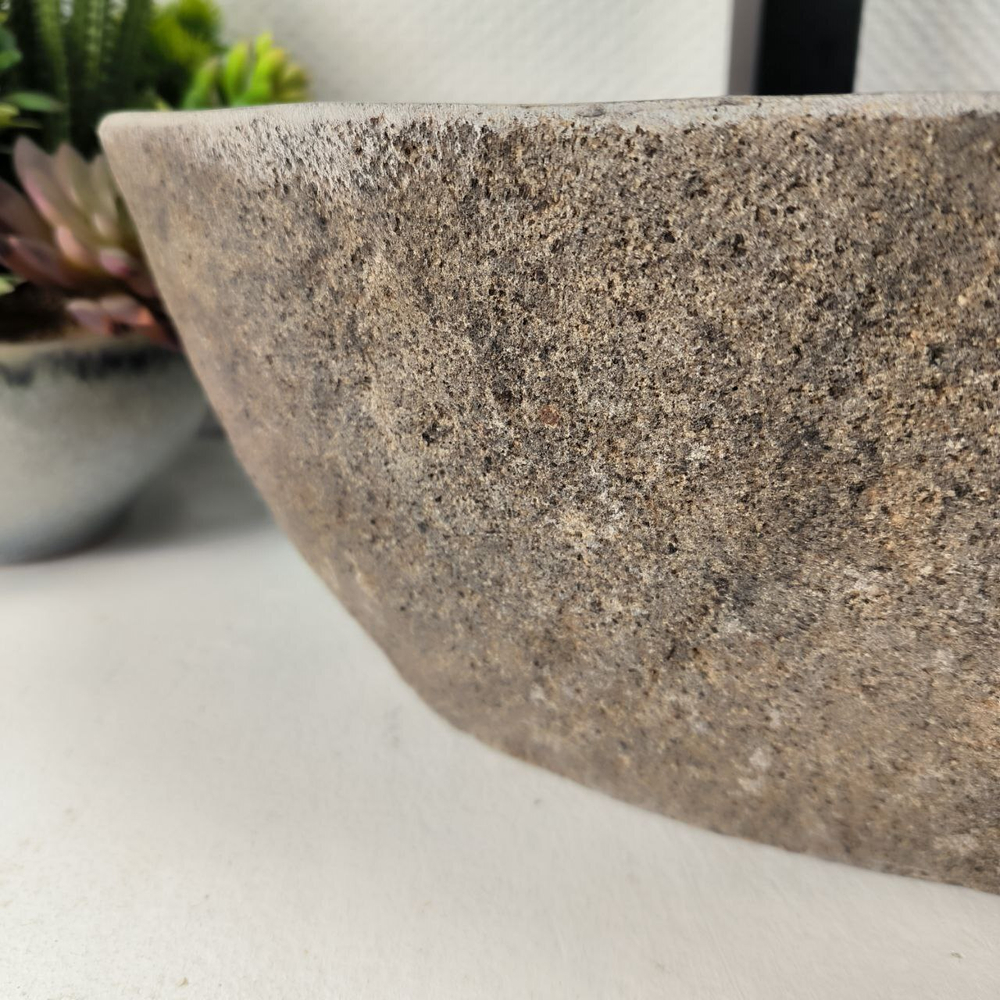 Раковина из речного камня RS-64943 45*32*15 0856